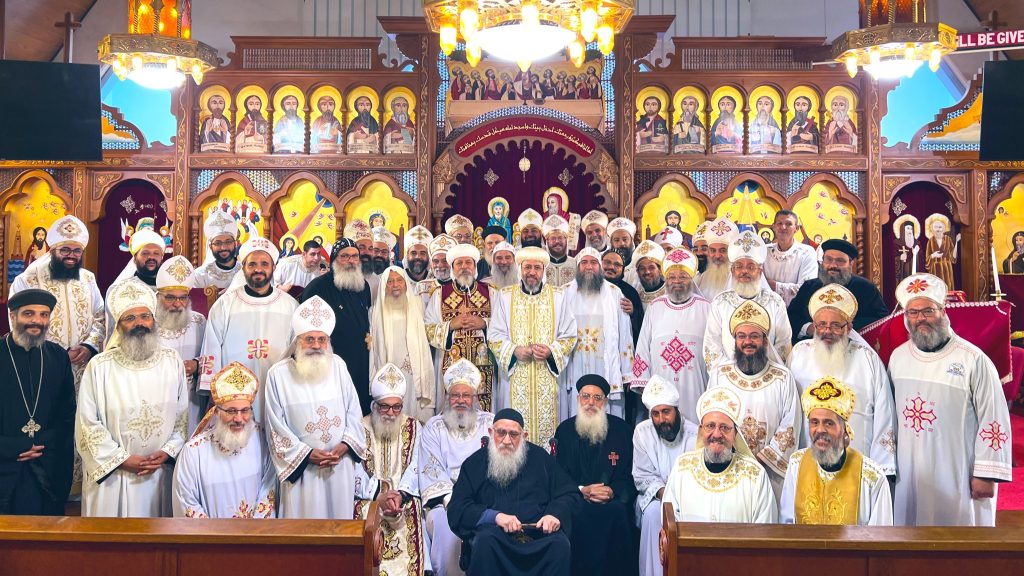 Divine Liturgy at St Demiana & St Athanasius Church, Punchbowl with the diocese clergy.