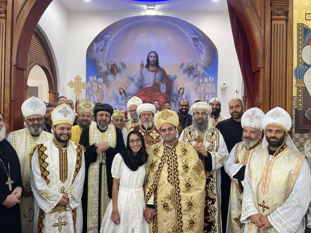 Fr Anthony Sharkawi following his ordination as parish priest for St Mark Church, Arncliffe.