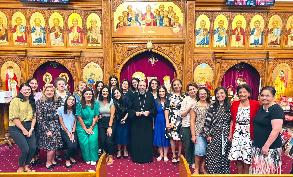 Meeting with the wives of the clergy of the diocese.